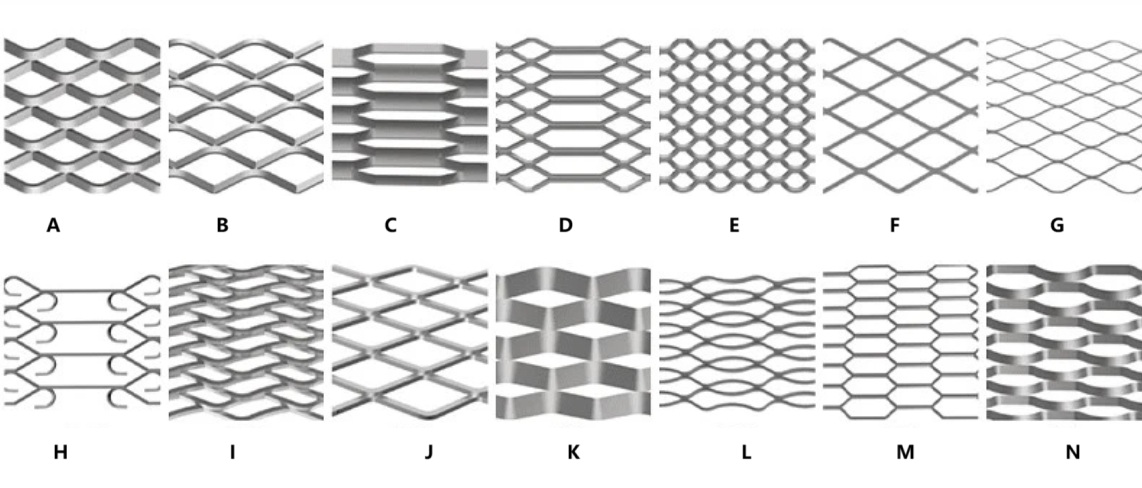 Expanded steel mesh